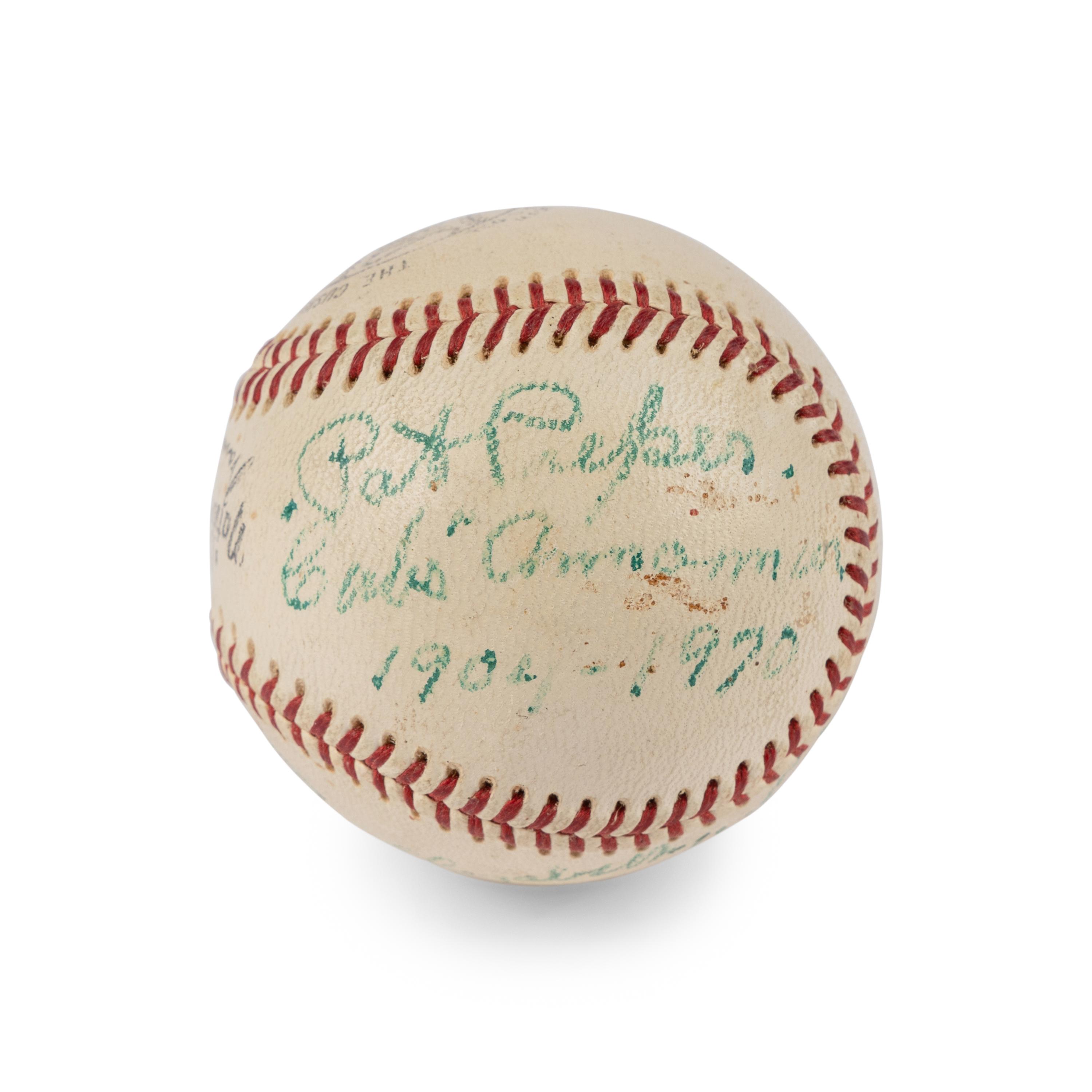 A Pat Pieper (Chicago Cubs Announcer) Signed Autograph Baseball (Beckett Authentication Services)