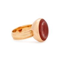 YELLOW GOLD AND CARNELIAN INTAGLIO RING