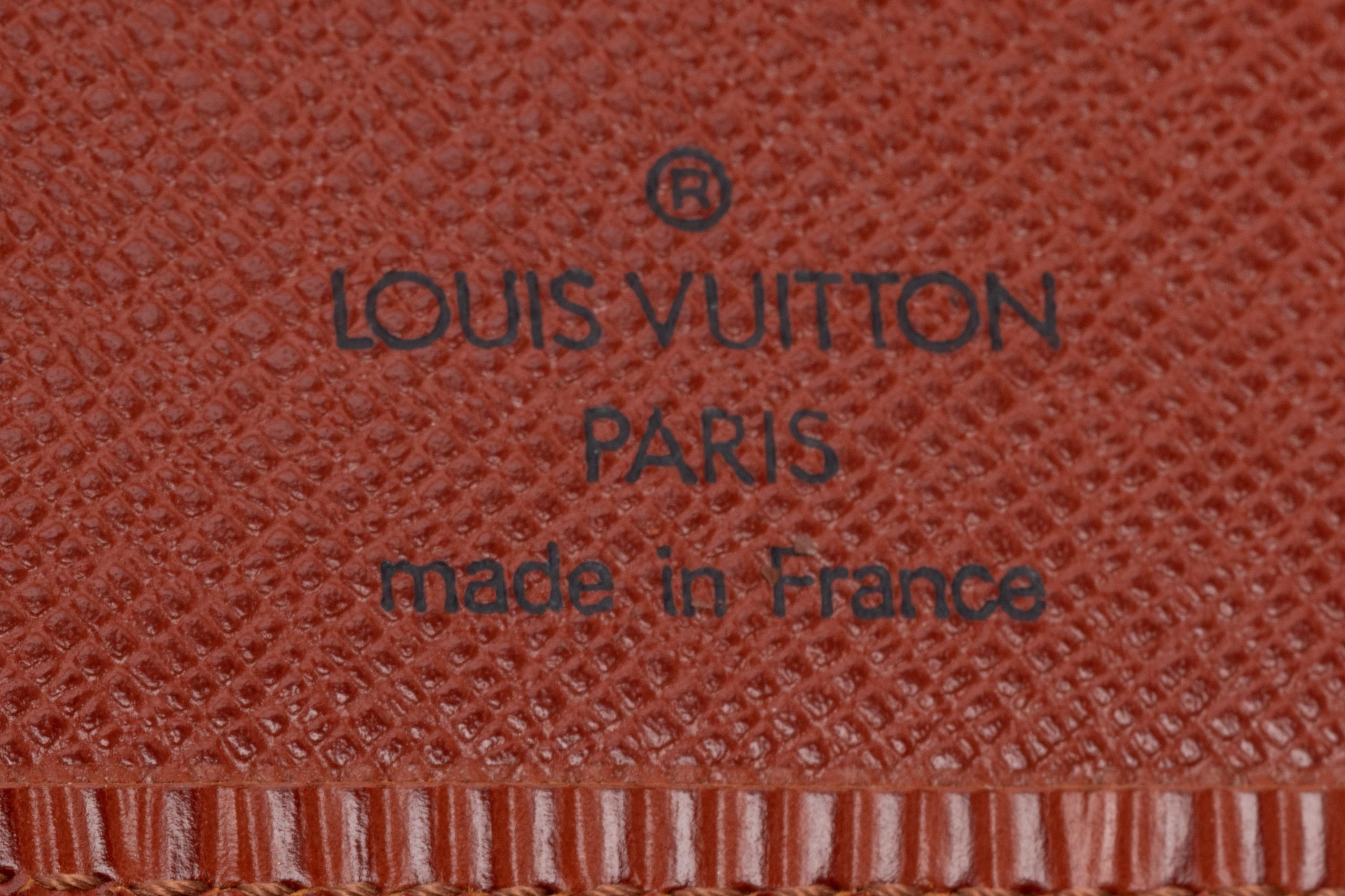 Louis Vuitton Brown Epi Leather Sorbonne Bag and Two Wallets