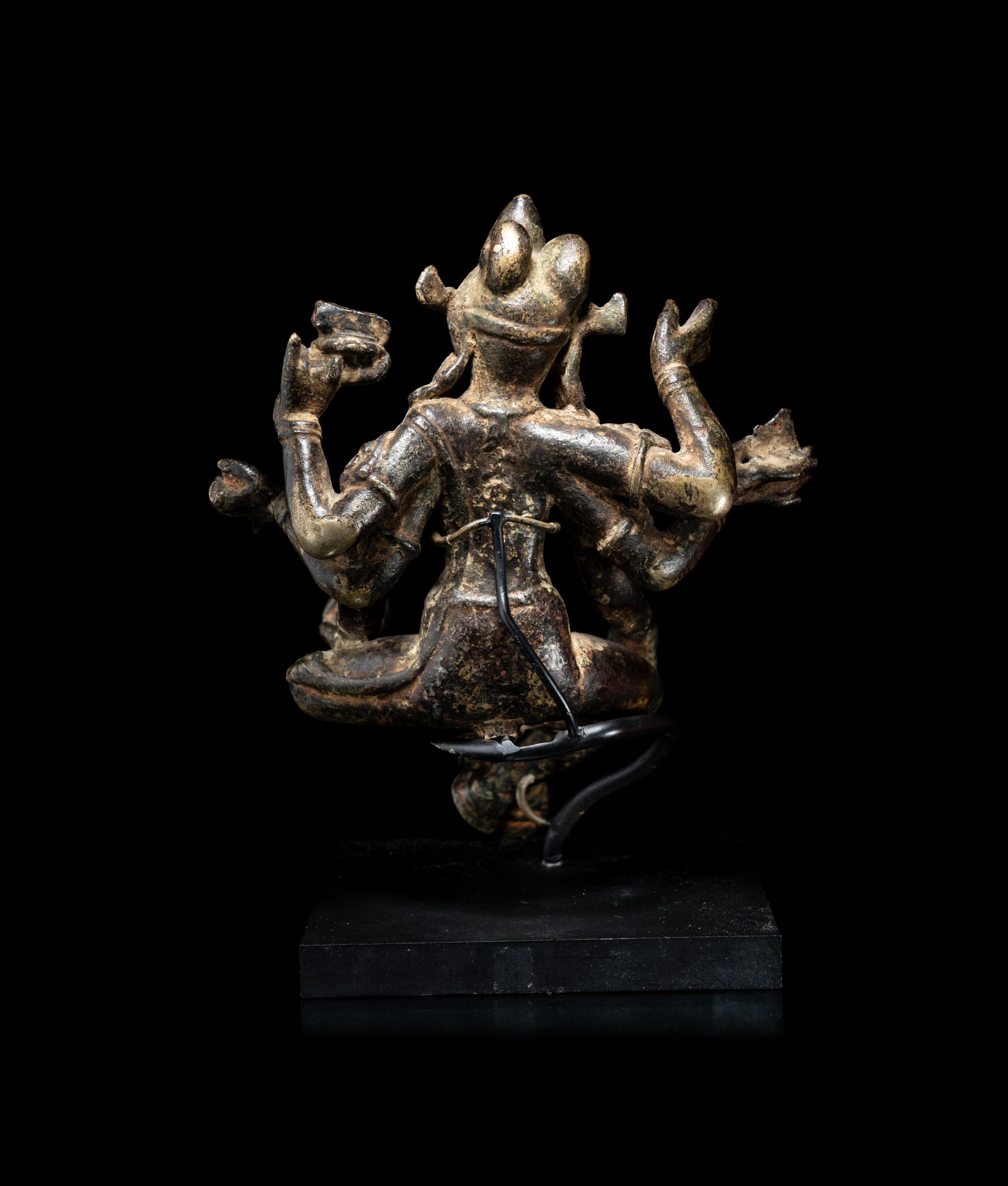 A Nepalese Bronze Figure of Seated Vasudhara