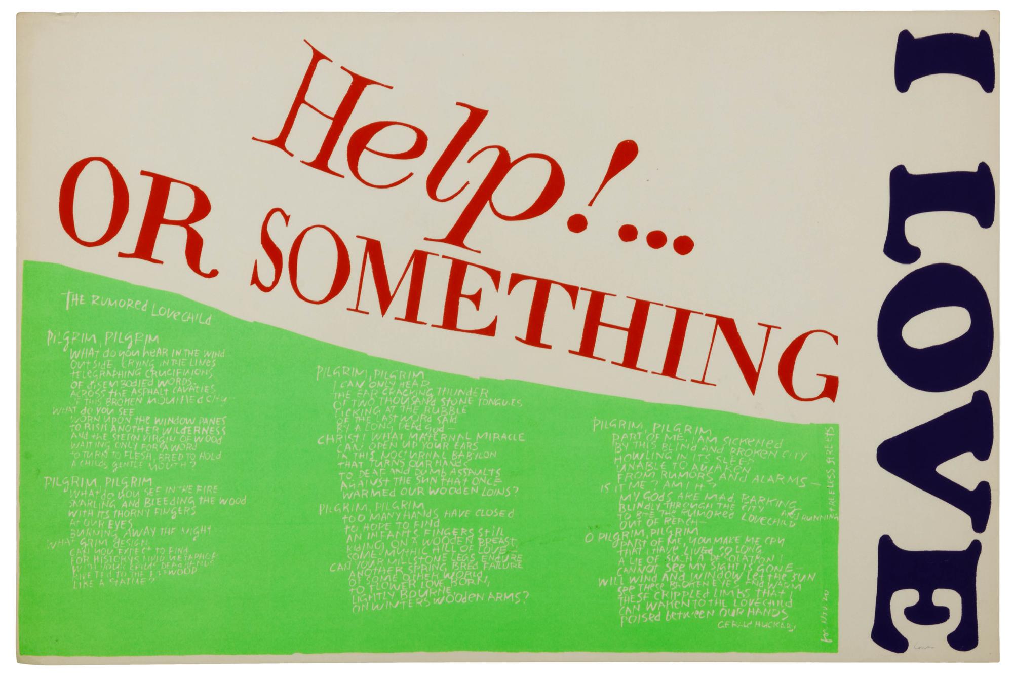 You Shoot at Yourself, America and Help or Something (a pair of prints)