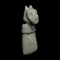 A Costa Rican Jade Avian Pendant