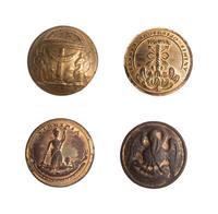 [CIVIL WAR] Group of buttons from both North and South. Lot of 13.