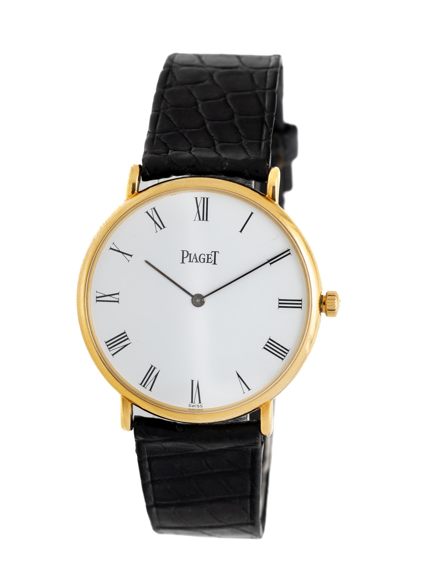 PIAGET, REF. 9035N YELLOW GOLD 'MÉCANIQUE' WATCH