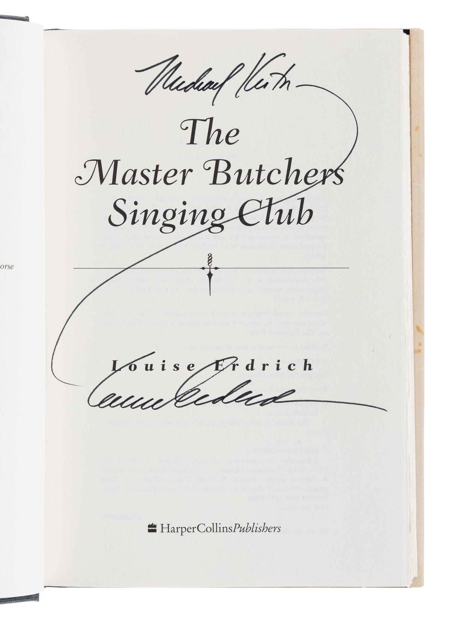 ERDRICH, Louise (b. 1954). Tales of Burning Love . [New York]: HarperCollins, [1996].