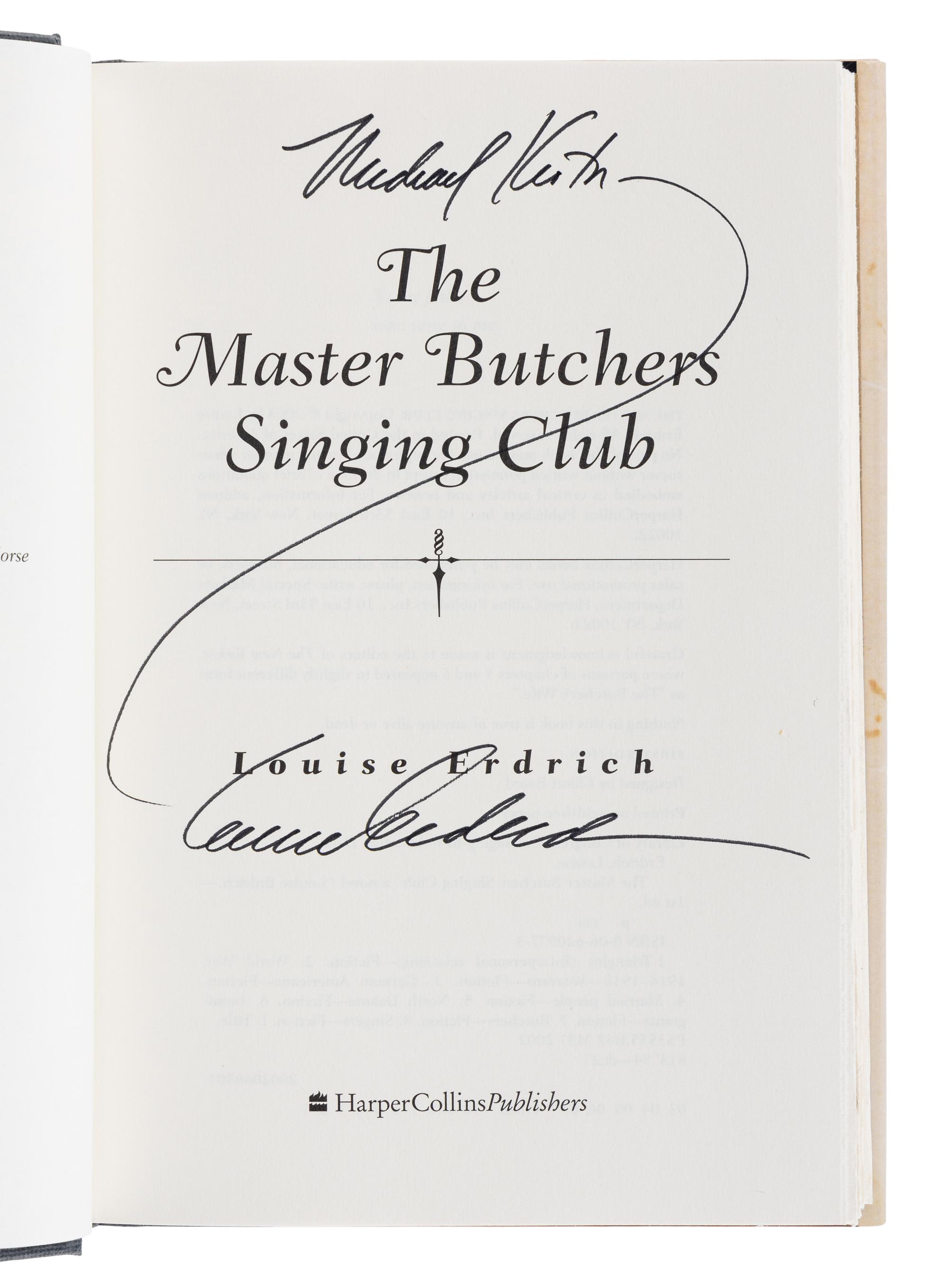 ERDRICH, Louise (b. 1954). Tales of Burning Love . [New York]: HarperCollins, [1996].