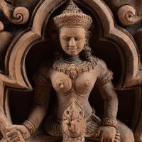 A Southeast Asian Terracotta Stele Fragment