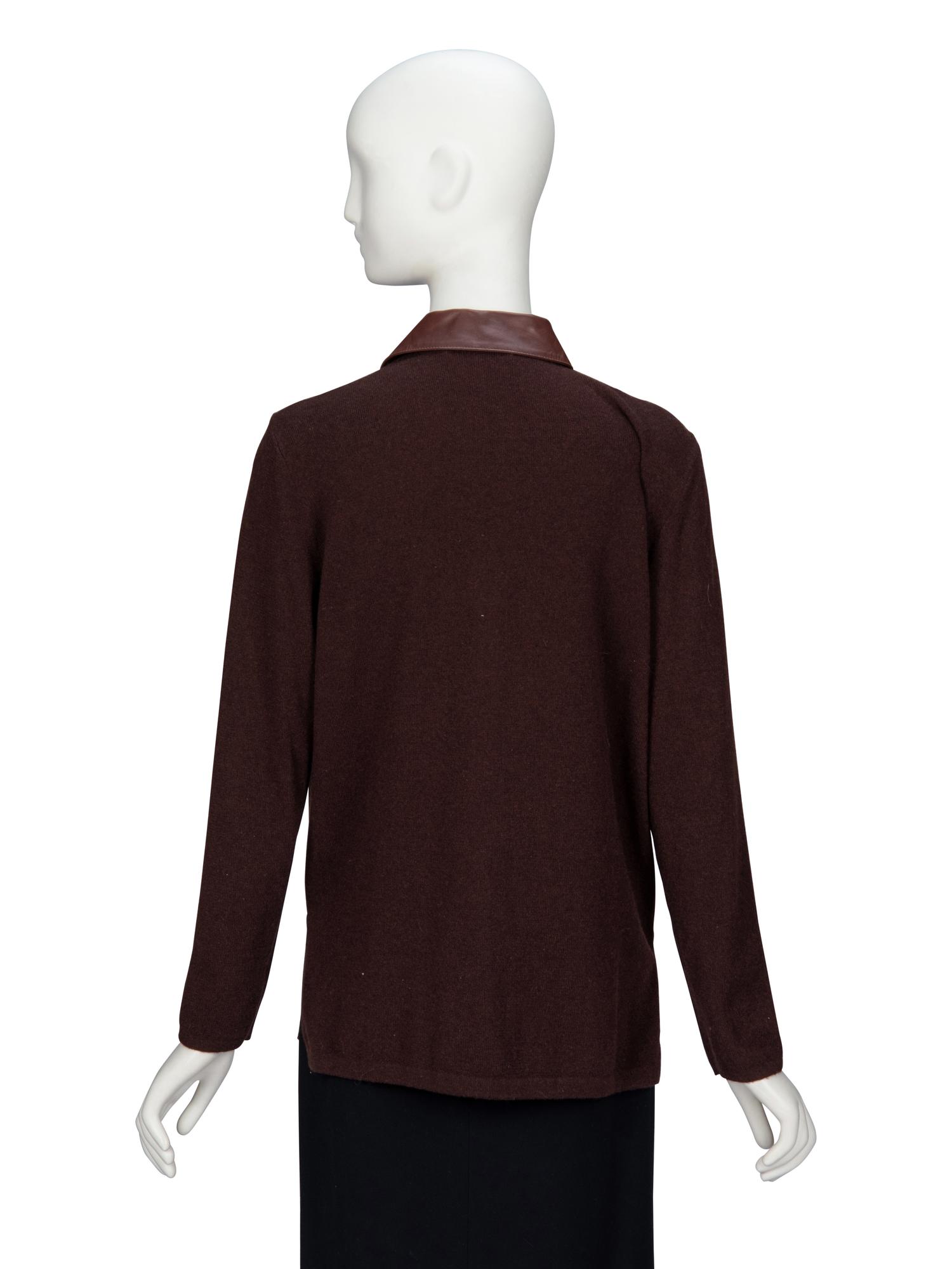 Brunello Cucinelli, Leather & Cashmere Overshirt