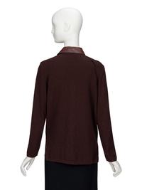 Brunello Cucinelli, Leather & Cashmere Overshirt