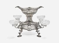A George III sterling silver epergne, Thomas Pitts I, London, 1769