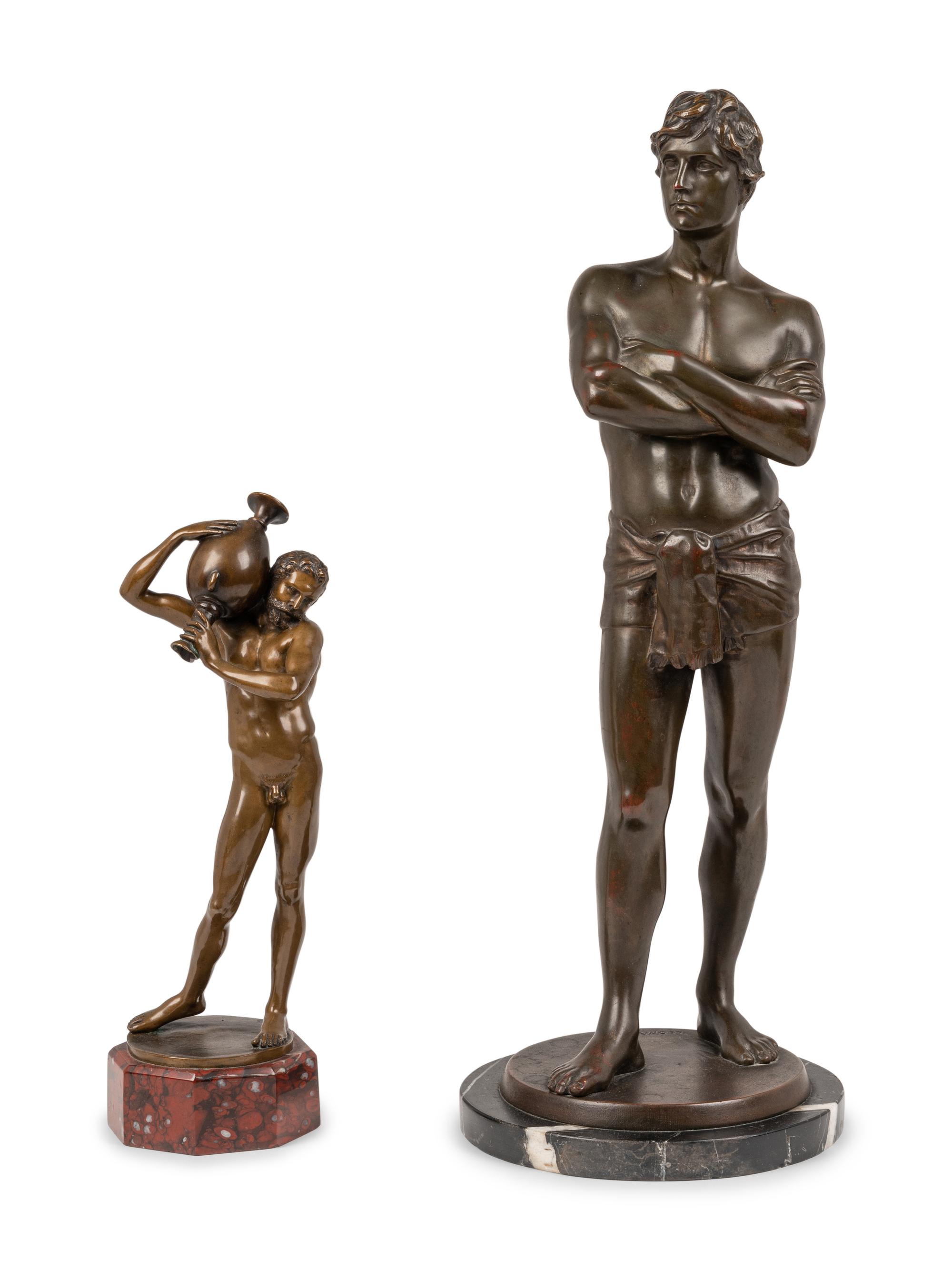 Two Bronze Figures