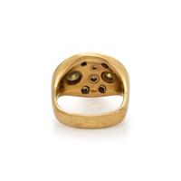 DIAMOND AND COLORED DIAMOND RING