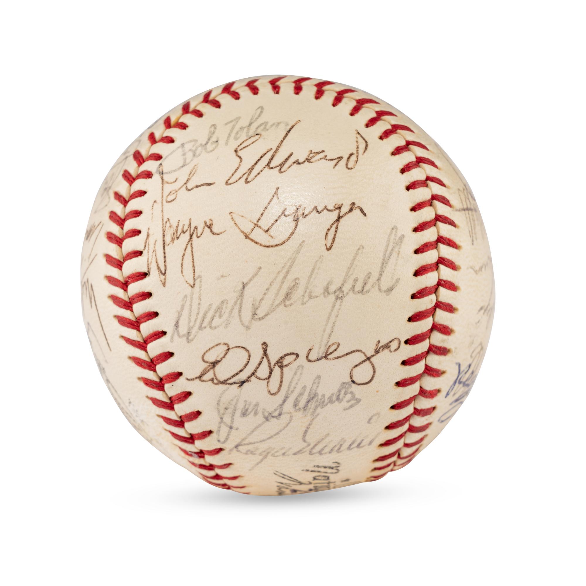 A 1968 St. Louis Cardinals Team Signed Autograph Baseball