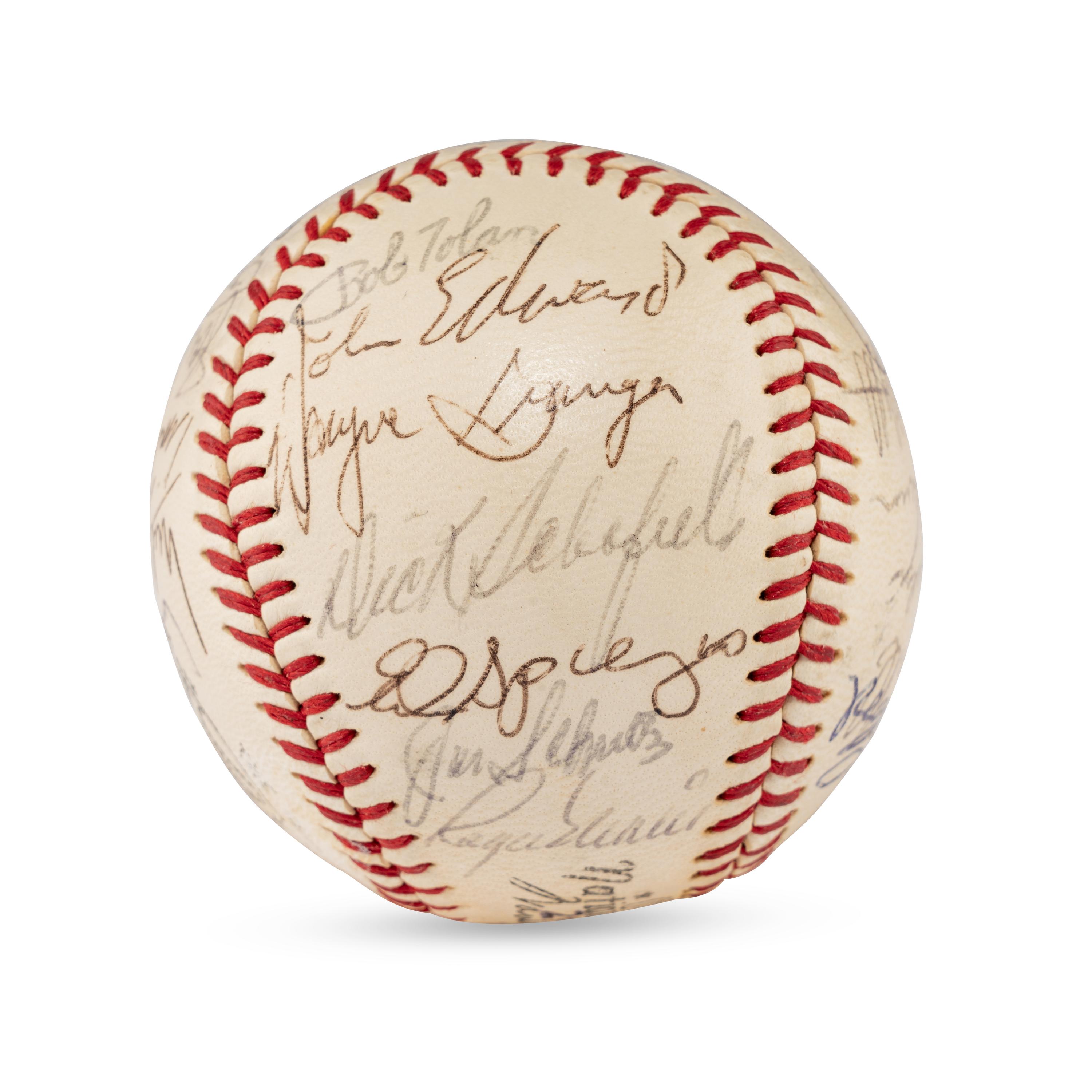 A 1968 St. Louis Cardinals Team Signed Autograph Baseball