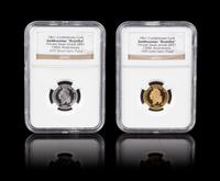 Two Smithisonian Institute Issued 2011 CSA 1861 Cent Commemorative Coins