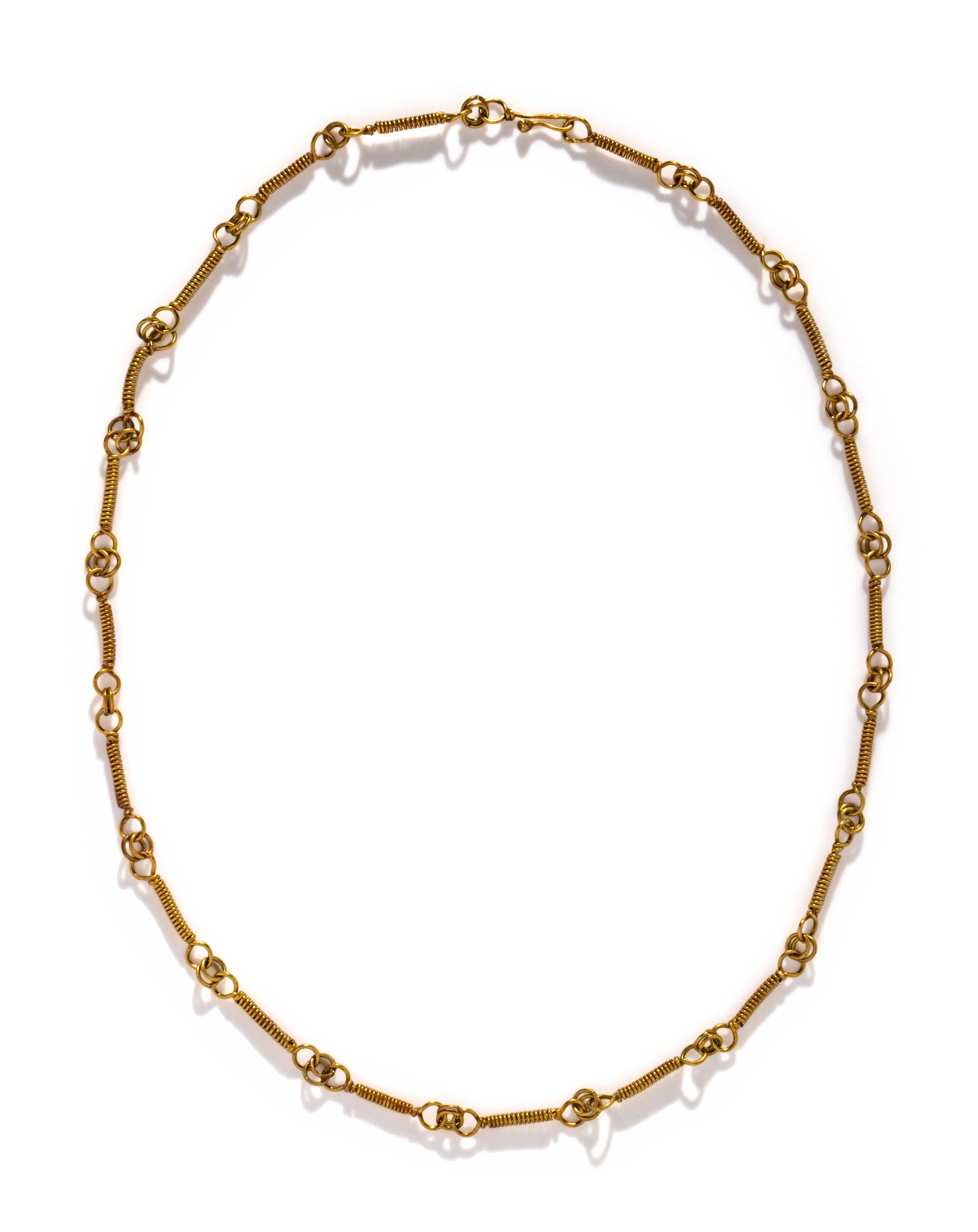 A Byzantine Gold Necklace
