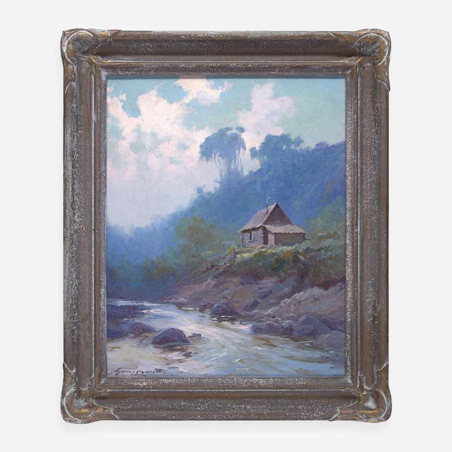 Sydney Mortimer Laurence (American, 1865–1940) Alaskan Cabin