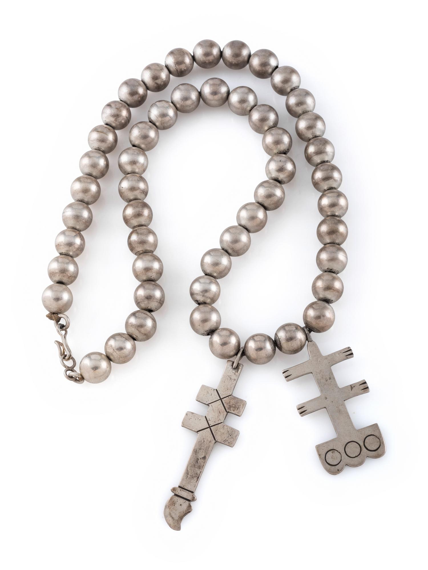 Single-strand Double Cross Necklace