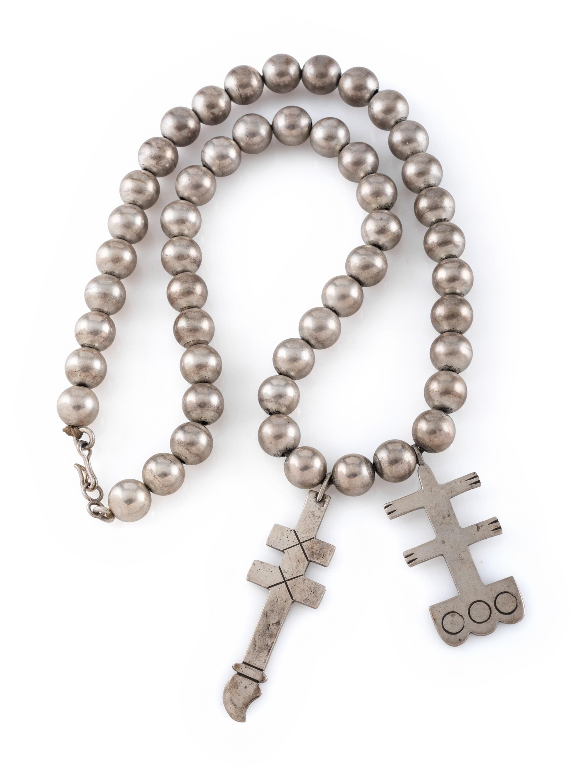 Single-strand Double Cross Necklace
