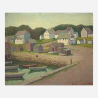 Emma Fordyce MacRae (American, 1887–1974) Fishermen's Houses (Cape Ann)