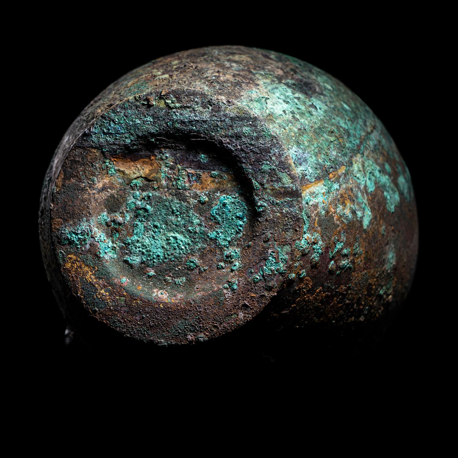 A Greek Bronze Trefoil Oinochoe