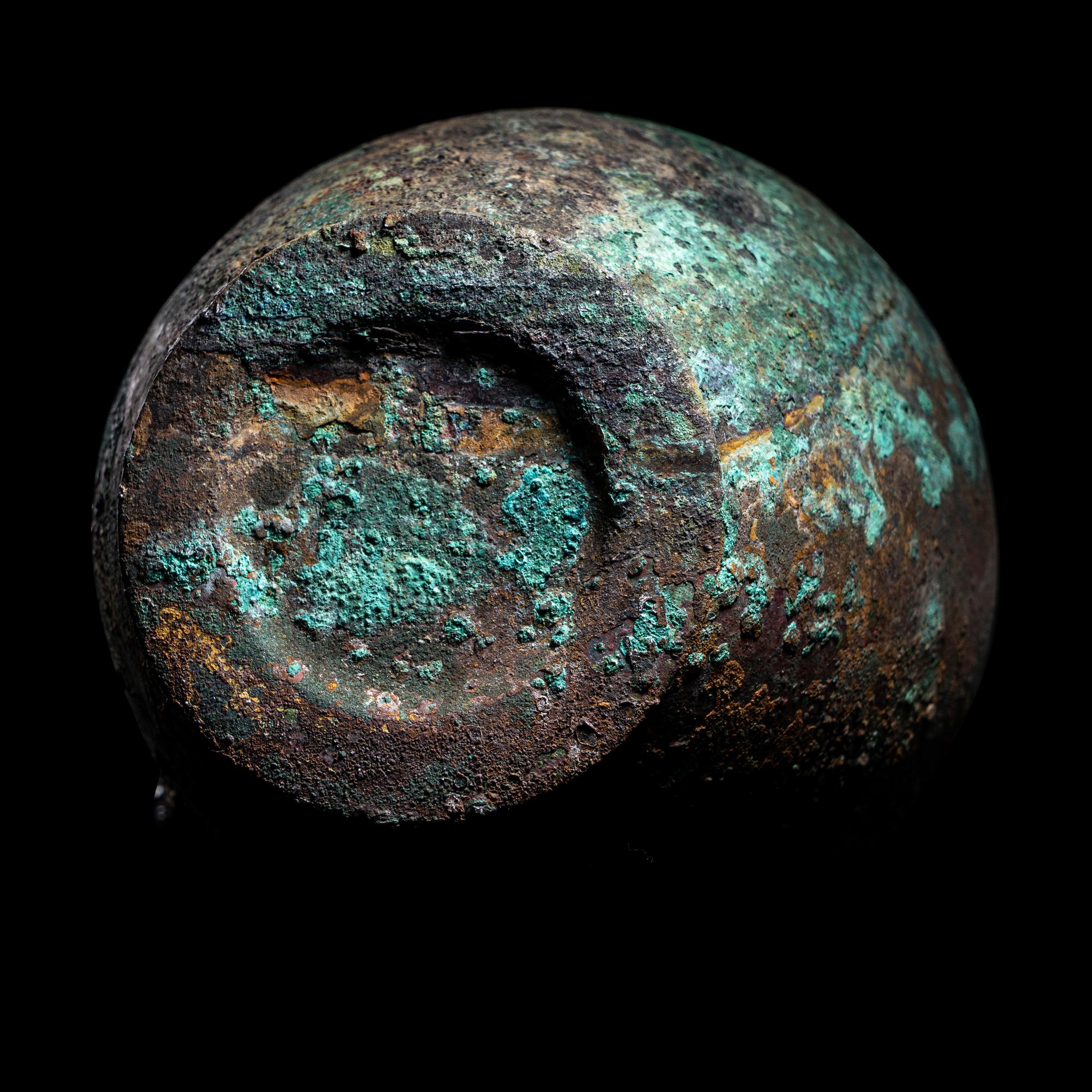 A Greek Bronze Trefoil Oinochoe
