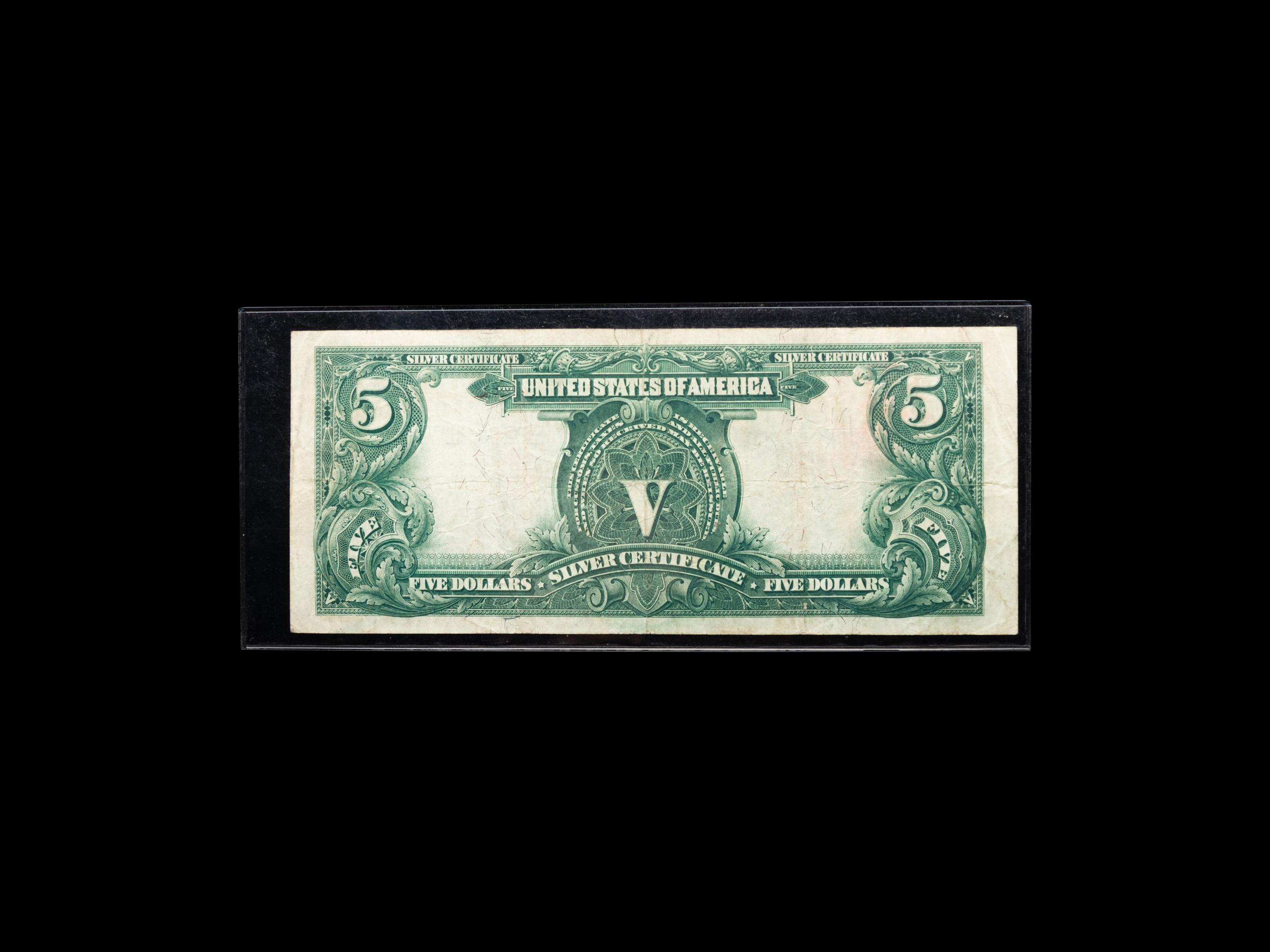 A Series 1899 Indian Chief $5 Silver Certificate