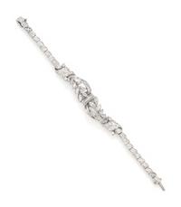 PLATINUM AND DIAMOND BRACELET