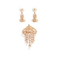 YELLOW GOLD AND DIAMOND SET