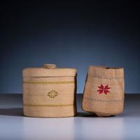Attu Lidded Rattle Top Basket