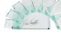 A Glass Works Studio Caviar Stand — 20TH CENTURY