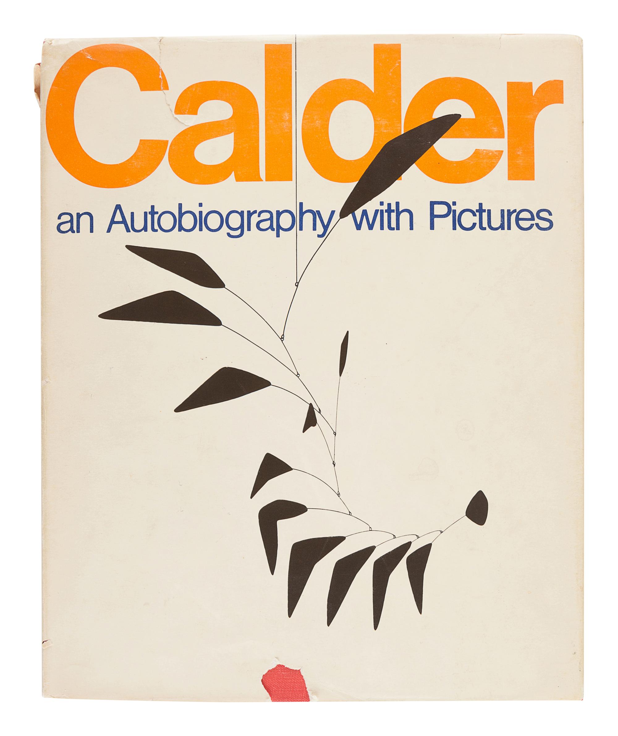 CALDER, Alexander (1898-1976). Calder. An Autobiography with Pictures. London: Allen Lane The Penguin Press, 1967.