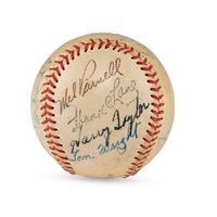 A 1951 Boston Red Sox Team Signed Autograph Baseball