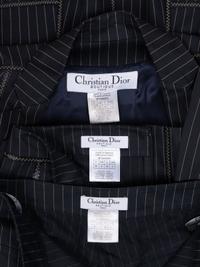 Christian Dior, Pinstripe Three-Piece Set, 1990-2000s
