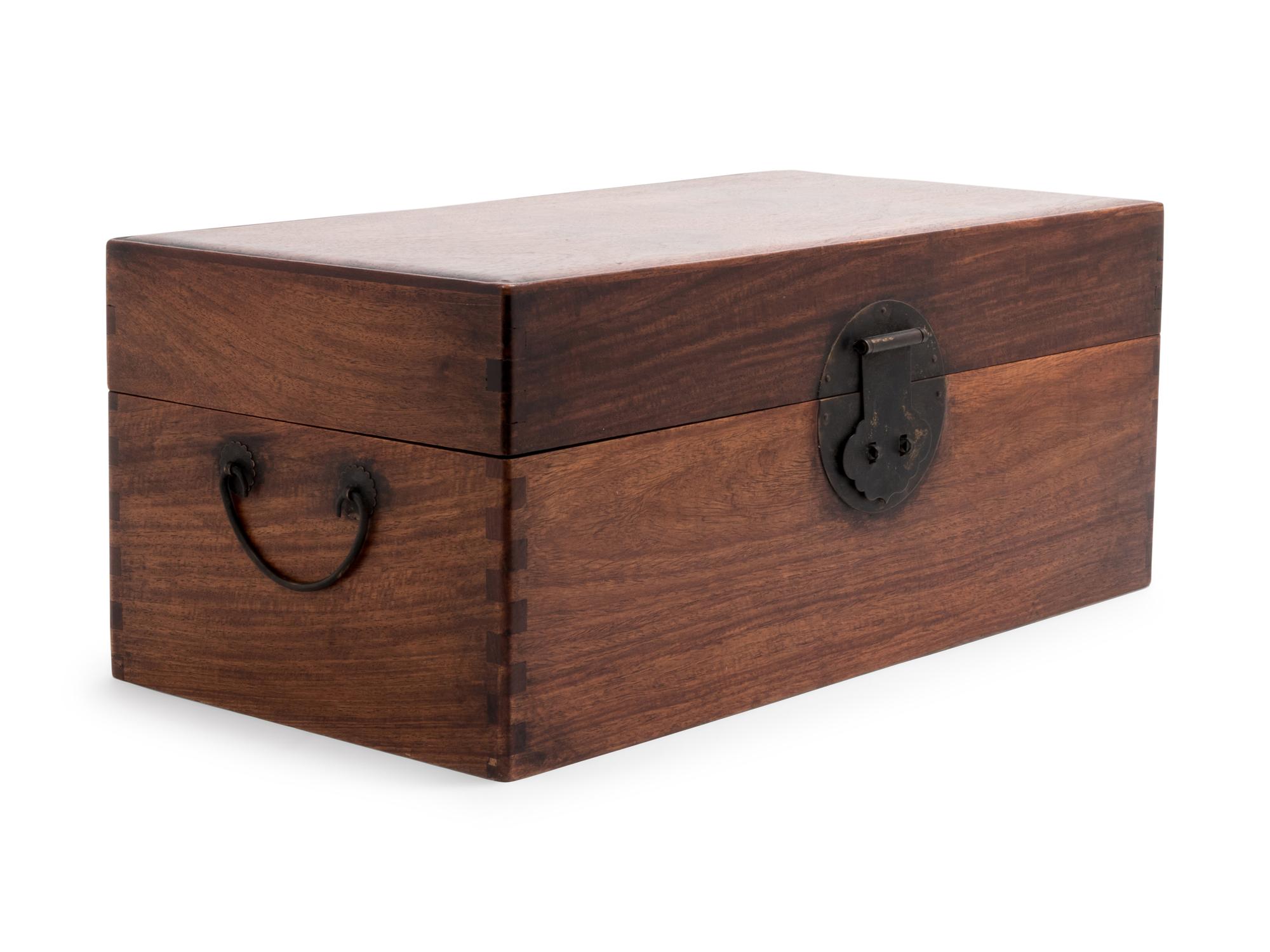 A Huanghuali Wood Rectangular Box