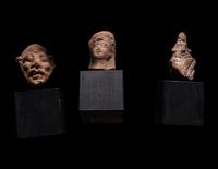 A Group of 19 Greco-Roman Terracotta Heads