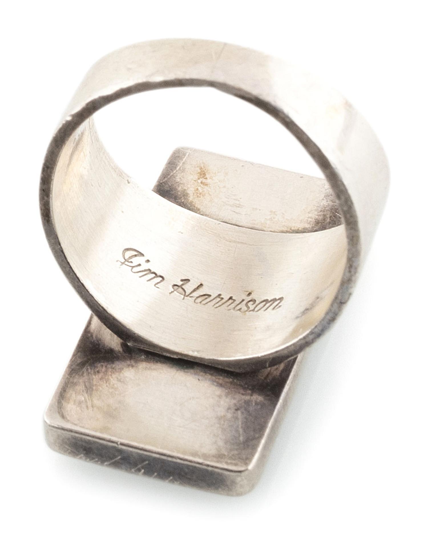 Navajo and Southwestern-style Silver Rings, with Inlay