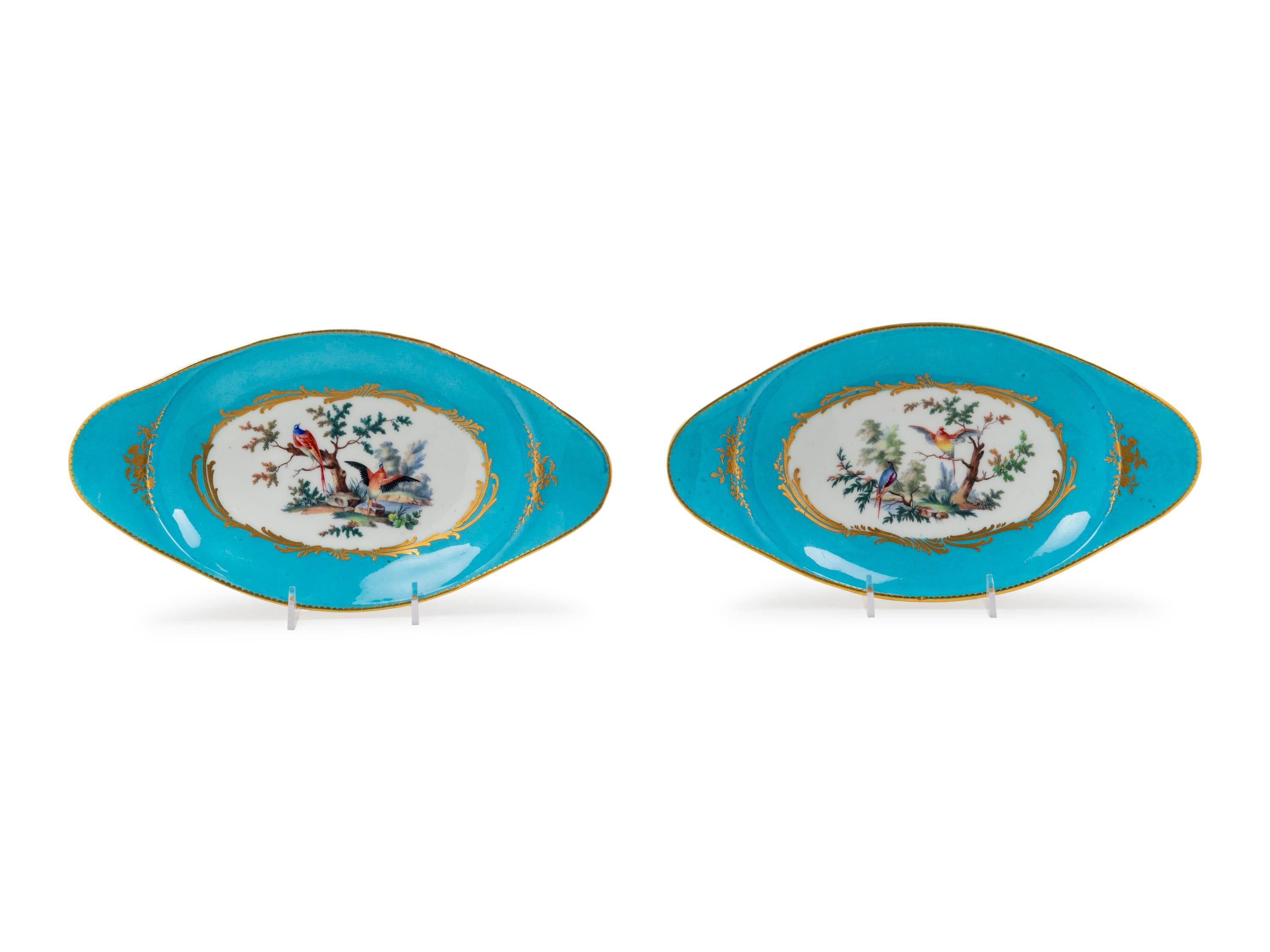 A Pair of Sèvres Style Porcelain Bowls
