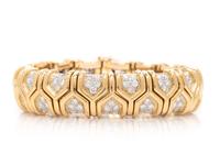 BICOLOR GOLD AND DIAMOND BRACELET