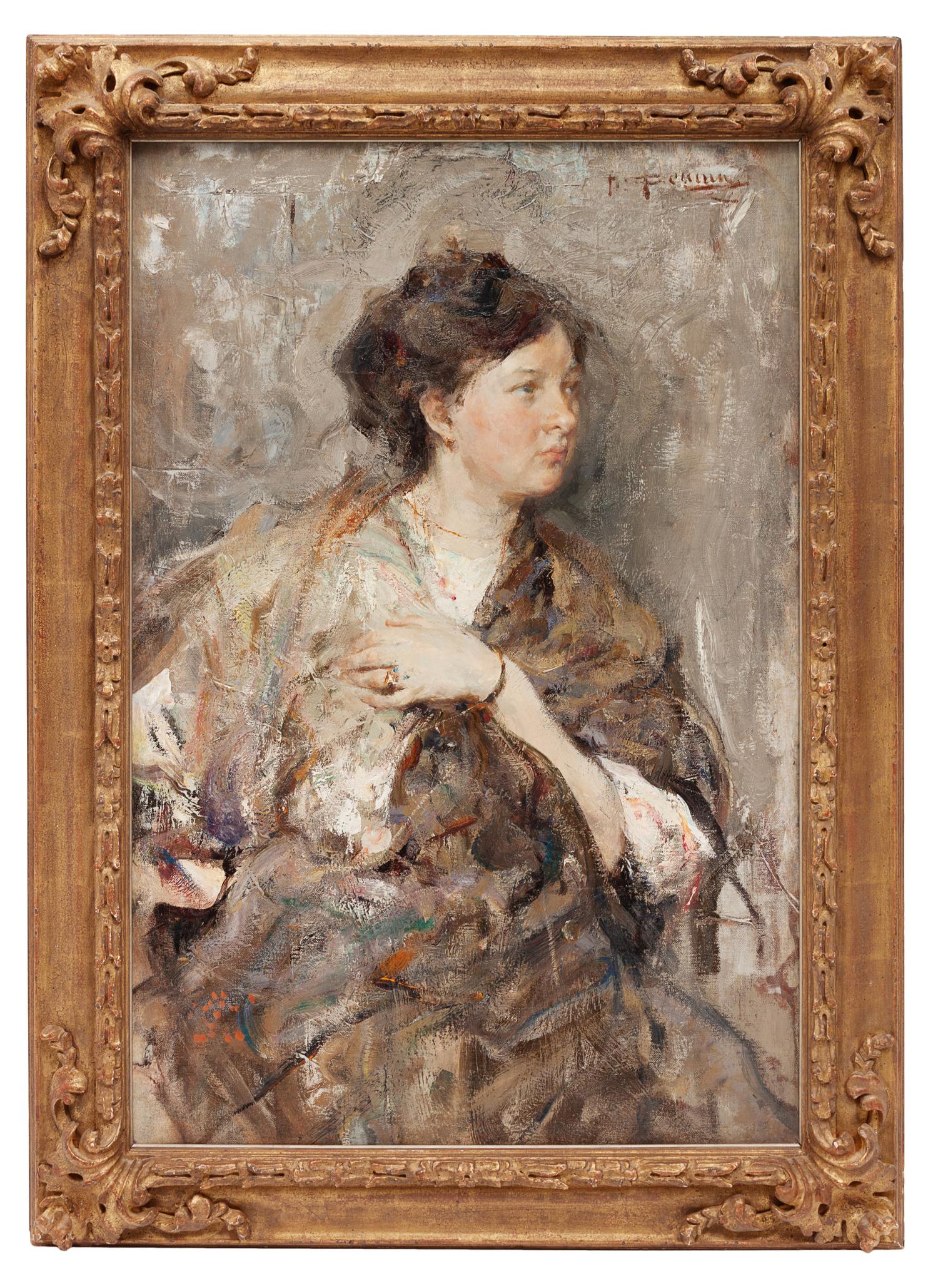 Study of a Woman (Portrait of Elena Konstantinovna Luksch-Makowsky) , c. 1906-08
