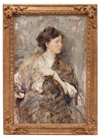 Study of a Woman (Portrait of Elena Konstantinovna Luksch-Makowsky) , c. 1906-08