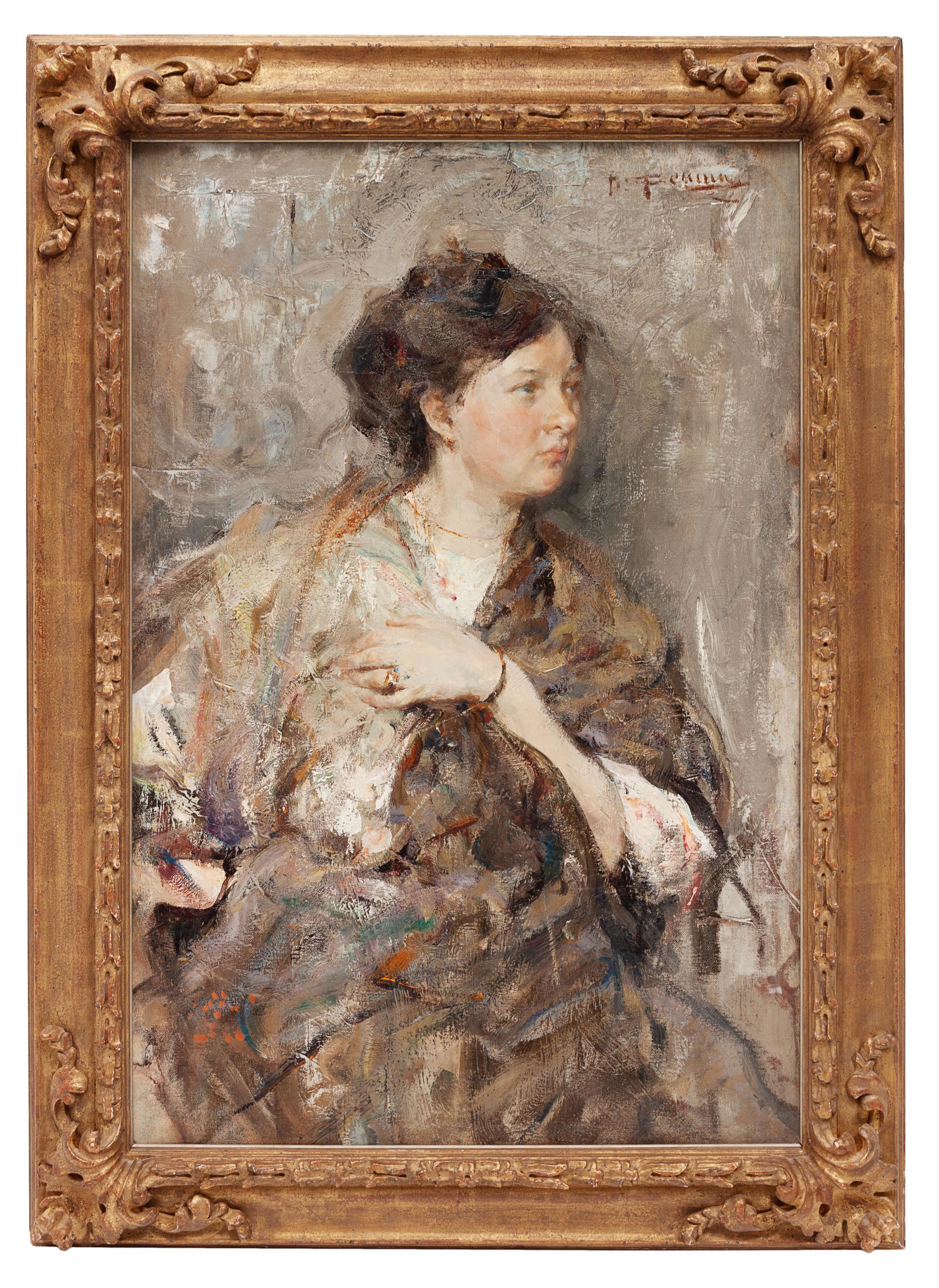 Study of a Woman (Portrait of Elena Konstantinovna Luksch-Makowsky) , c. 1906-08