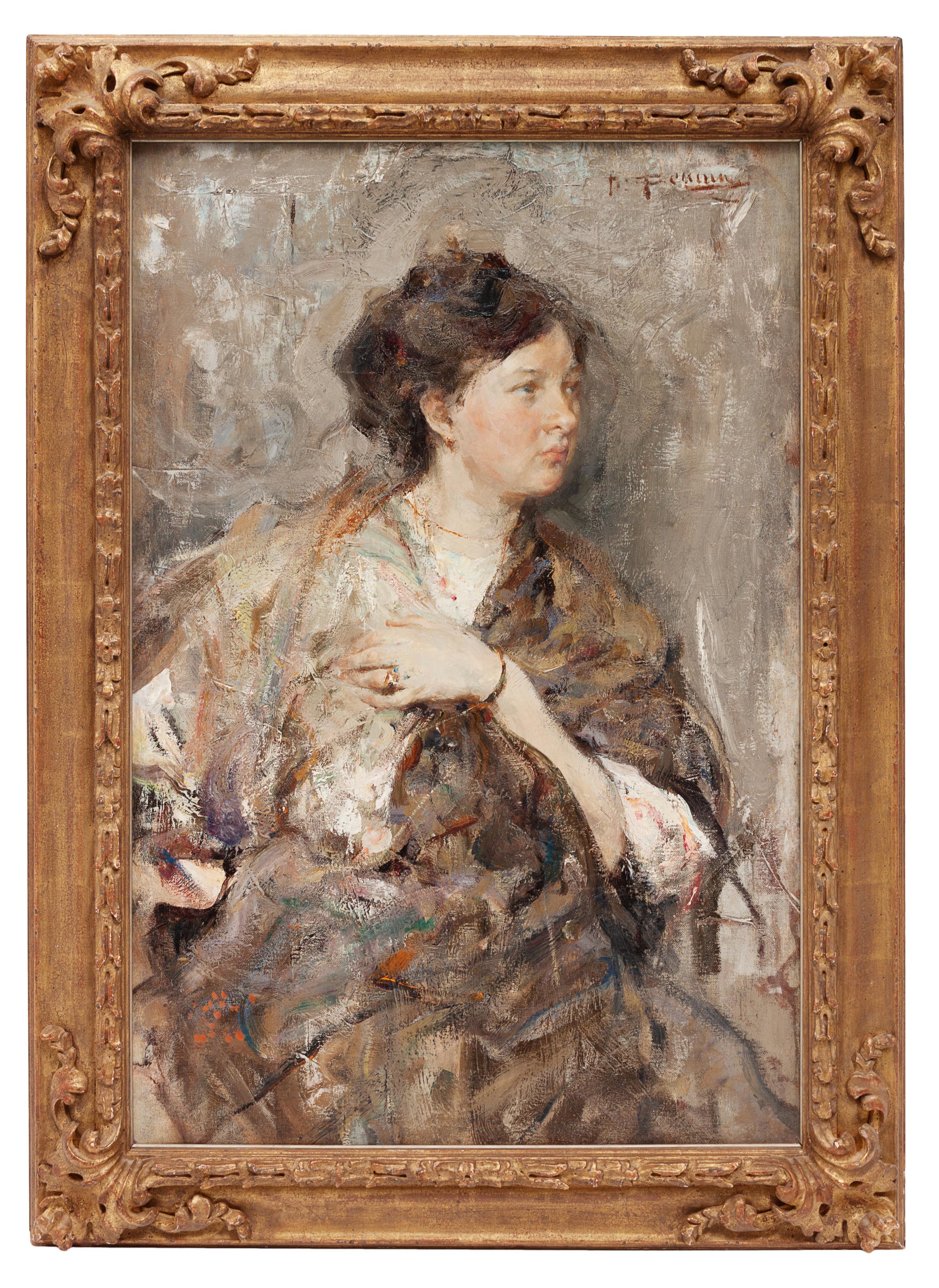 Study of a Woman (Portrait of Elena Konstantinovna Luksch-Makowsky) , c. 1906-08