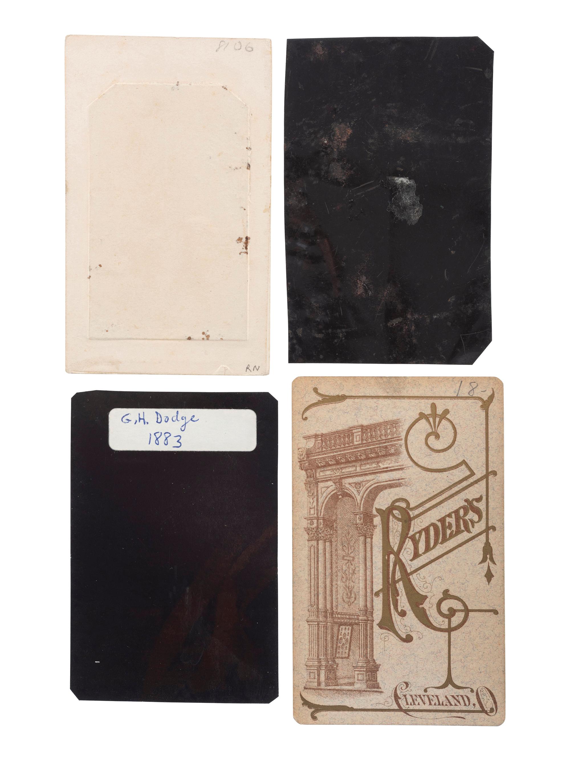 [CIVIL WAR]. A group of 5 photographs of soldiers, highlighted by quarter plate tintype of Union infantryman.