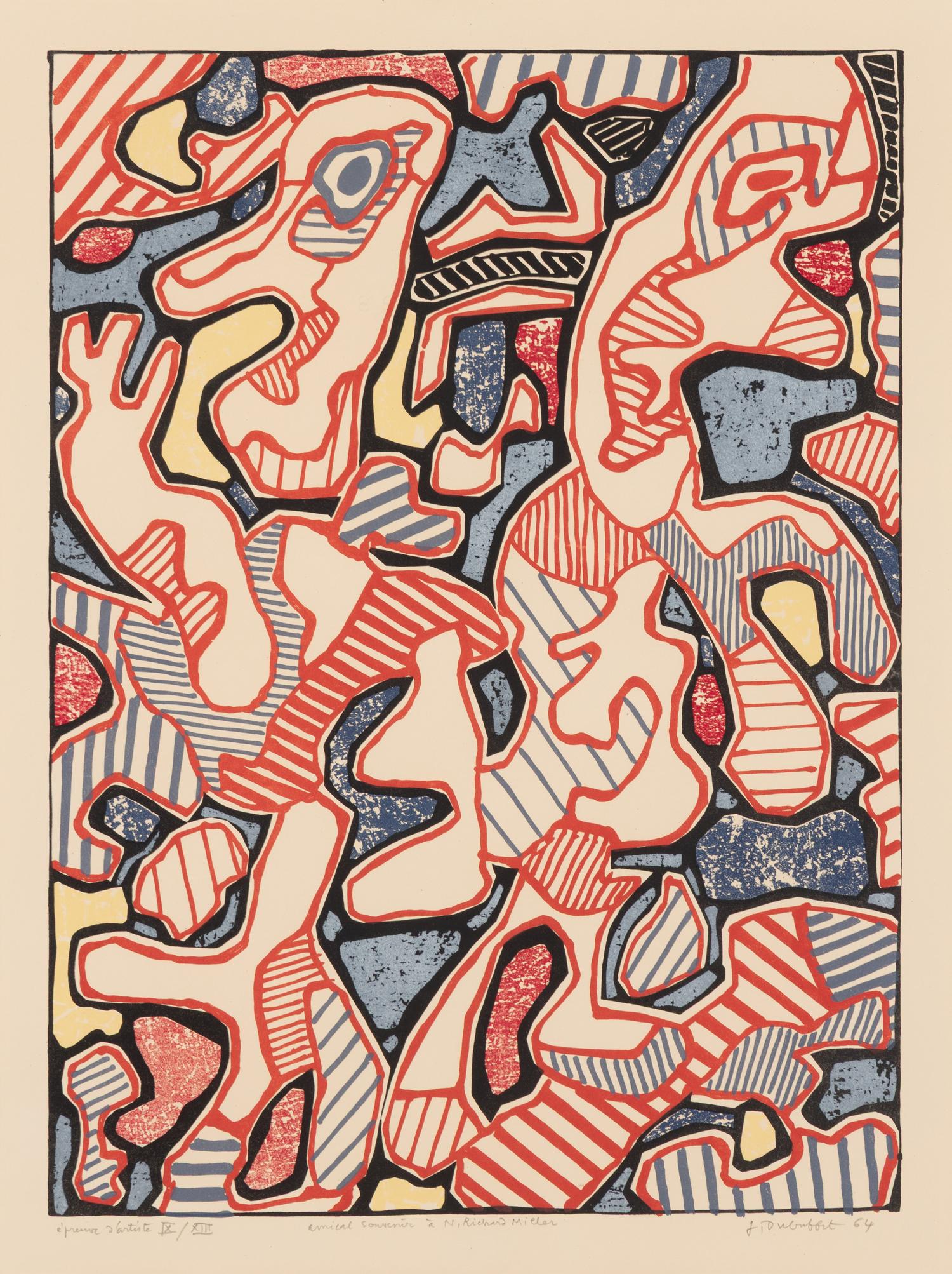 Jean Dubuffet (French, 1901-1985) — Affairements , 1964