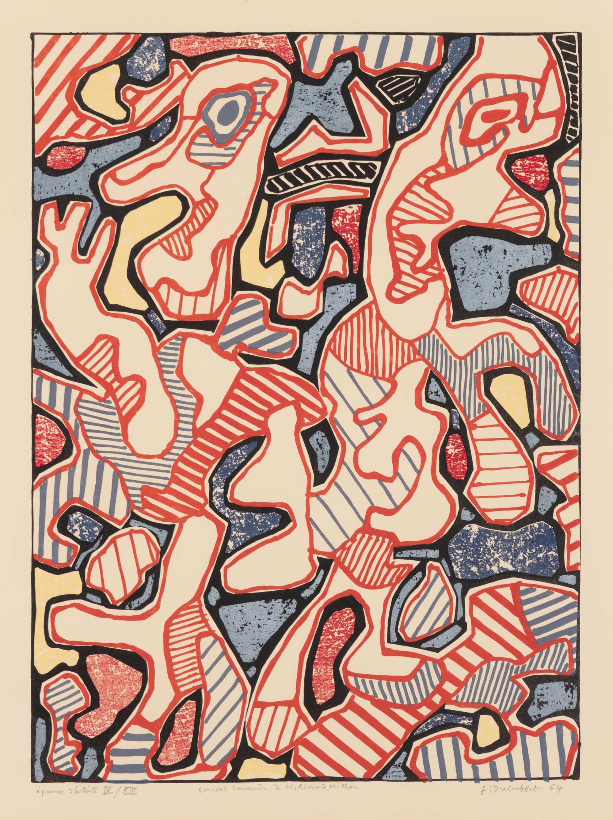 Jean Dubuffet (French, 1901-1985) — Affairements , 1964