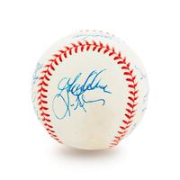 A Group of 19 Los Angeles Angels Signed Baseballs,