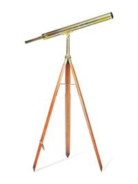 A Brass Telescope on Stand