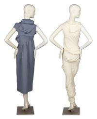Comme des Garçons, Blue Gingham Bump Dress & Sample, S/S 1997