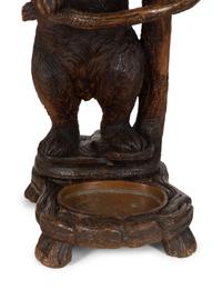A Swiss Black Forest Bear Hall Stand